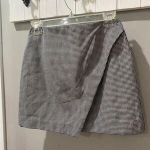 Forever 21 Black and White Checkered Mini Skirt